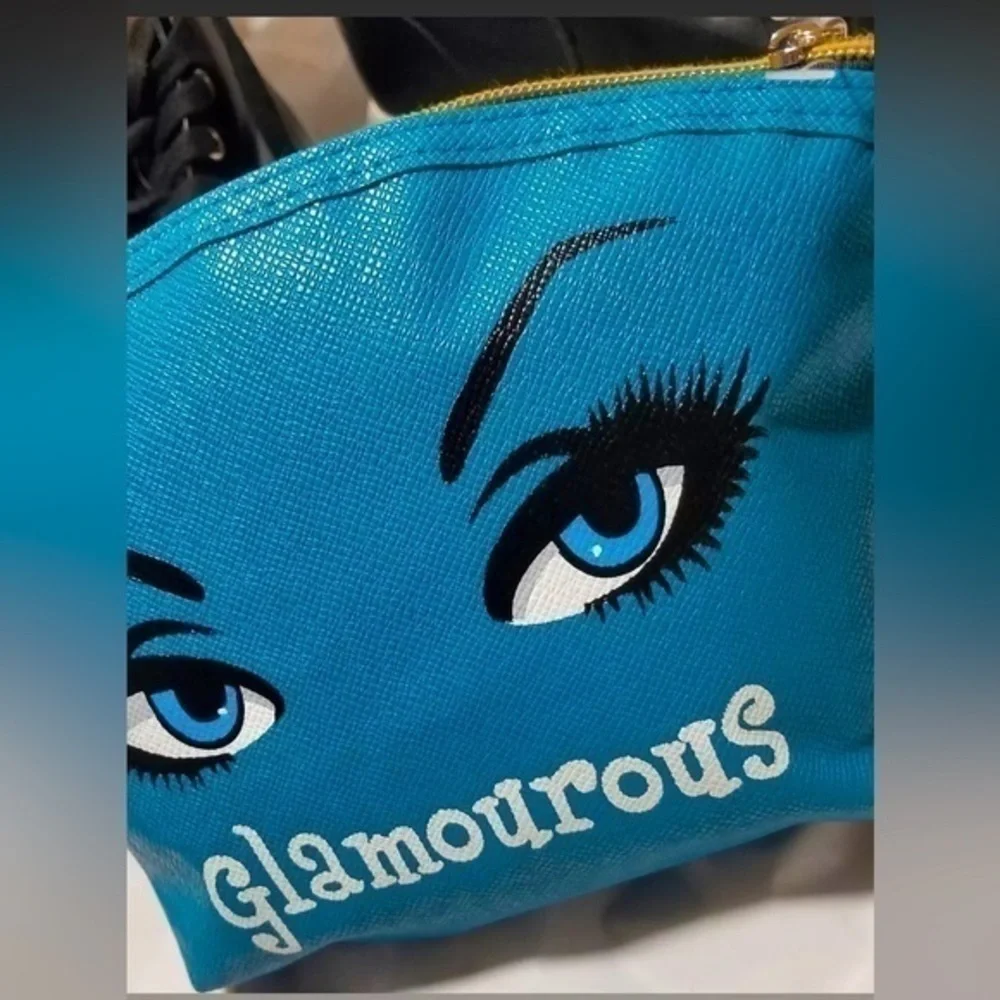 Glamorous Bashful Eyes Cosmetic Wristlet